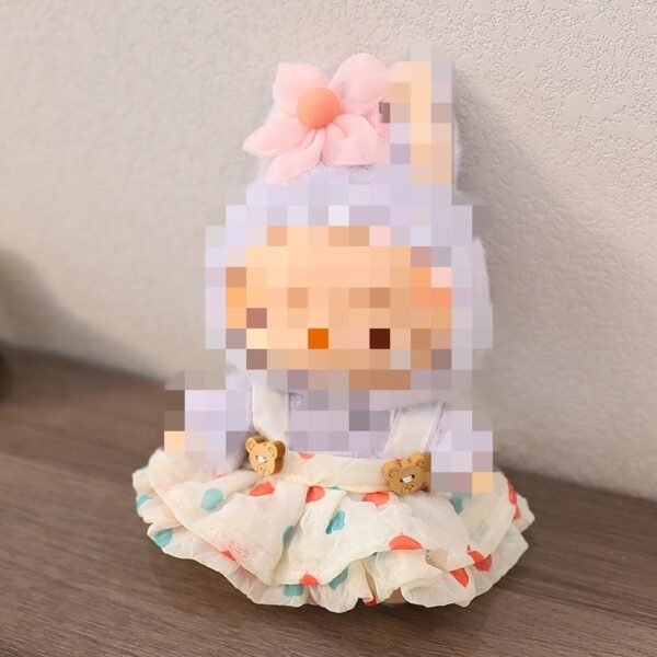 Pendant Clothes Doll Clothes Love Bear Dress